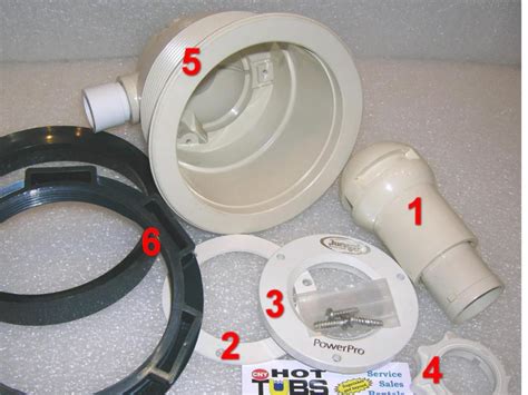 replace hot tub jet gasket